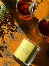 Load image into Gallery viewer, Floral Tea Candle - Lotus Flower & White Tea