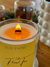 Load image into Gallery viewer, Floral Tea Candle - Lotus Flower & White Tea